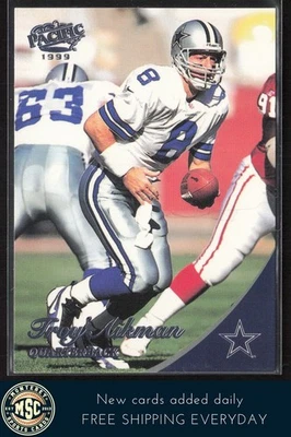Troy Aikman 1999 Pacific #108 Dallas Cowboys Foto 1 de 2