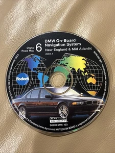 BMW NavTech On-Board Navigation CD 2001.1 Digital Roadmap 6  S0001-0116-103 - Picture 1 of 1