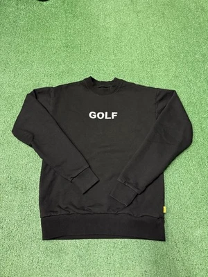 Sudadera Golf Wang Cuello Redondo Para Hombre Talla Pequeña Negra Tyler The Creator Música De Colección Foto 1 de 4