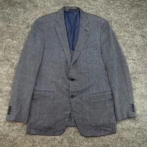 Zegna Blazer 54R/44R Linen Silk Crossover Excellent Condition Jacket Sport Coat - Picture 1 of 16