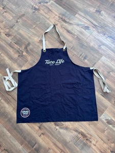Chronic Tacos Restaurant Fast Food Apron Taco Life Black Port Authority - Picture 1 of 8