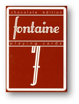Fontaine - Chocolate Playing Cards Poker Card Game - Image 1 of 3