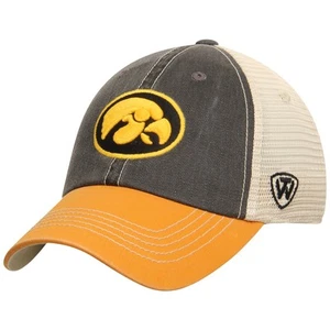 Top of the World Negro Iowa Hawkeyes Offroad Trucker Sombrero Ajustable - Imagen 1 de 4