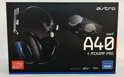Logicool Astro Gaming A40 TR Headset + MixAmp Pro TR Bundle PS4 PC PS5 Japan NEW - Image 1 of 4