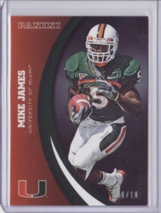 2015 Panini Collegiate Miami Black #50 Mike James 06/10 - Flat S/H - Picture 1 of 1