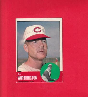1963 Topps #556 Al Worthington High# EX Excellent Cincinnati Reds Lot#16857 - Image 1 of 2