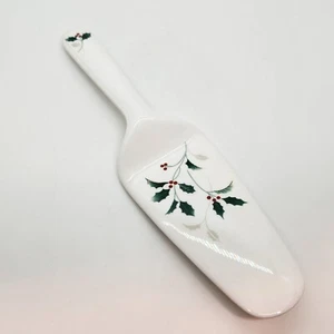 Servidor de pasteles/pasteles Mikasa Christopher Stuart Holiday Splendor Bone China - Imagen 1 de 6