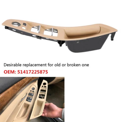 Panel de control de ventana de puerta delantera izquierda moldura para BMW F10 535i 550i 528i M5 Foto 1 de 4