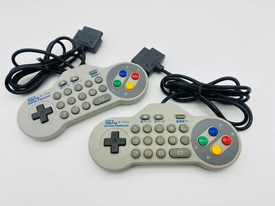 2x NTT Data Keypad Controllers for Super Famicom SNES Japan Rare Tested #B080 - Image 1 of 4
