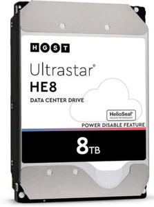 HGST Ultrastar He8 HUH728080ALN600 0F23662 8TB 7.2K RPM 4Kn SATA 6Gb/s 3.5" HDD - Afbeelding 1 van 7
