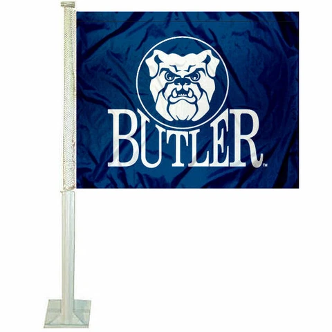 Butler Bulldogs Car Auto Window Flag Cover