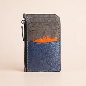 Zippered Credit Card Wallet - Alligator Stupid - Picture 1 of 10