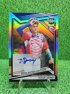 2022 Josue Demey Panini Elite Extra Edition Rookie Auto - Picture 1 of 2