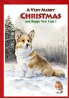 Corgi Dog Christmas Card A6 (4" x 6") - Blank inside - by Starprint