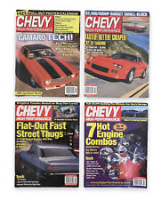 4 Issues Chevy High Performance Magazine Lot: Jan & Oct 2001, Feb & Jul 2002