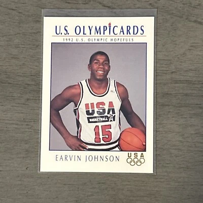 1992 Impel U.S. Olympicards - #11 Magic Johnson - Image 1 of 2
