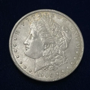 Toned 1900 P Morgan Silver Dollar - Picture 1 of 7