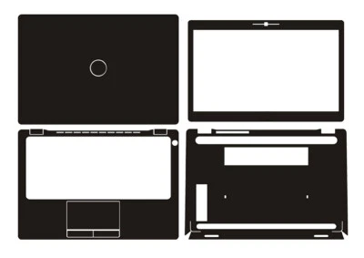 Laptop Sticker Skin Decal Carbon fiber Cover for Dell Latitude 5290 12" - Image 1 of 4