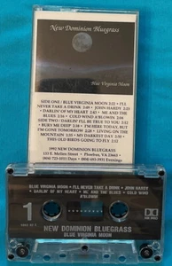 New Dominion Bluegrass - Blue Virginia Moon - on Cassette 1992 V.G. Condition - Picture 1 of 4