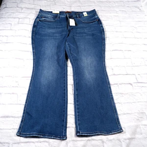 Neu mit Etikett Judy Blue Bootcut High Waist Medium Wash blaue Damenjeans 22W - Bild 1 von 16