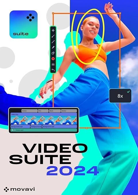 Movavi Video Suite 2025 For MACINTOSH Convert Videos , Edit + Effects Store 1yr - Image 1 of 4