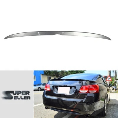 Fit For 2006-2011 Lexus GS350 GS450h Sedan Trunk Spoiler Rear Wing #1F2 Silver - Imagem 1 de 4