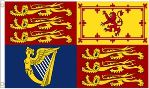 United Kingdom Royal Standard Polyester Flag - Choice of Sizes - Picture 1 of 3