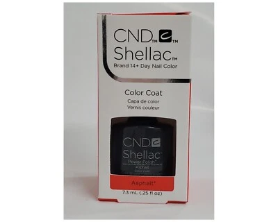 CND Shellac Power Politur Farbbeschichtung - Asphalt 0,25 Oz. - Bild 1 von 2