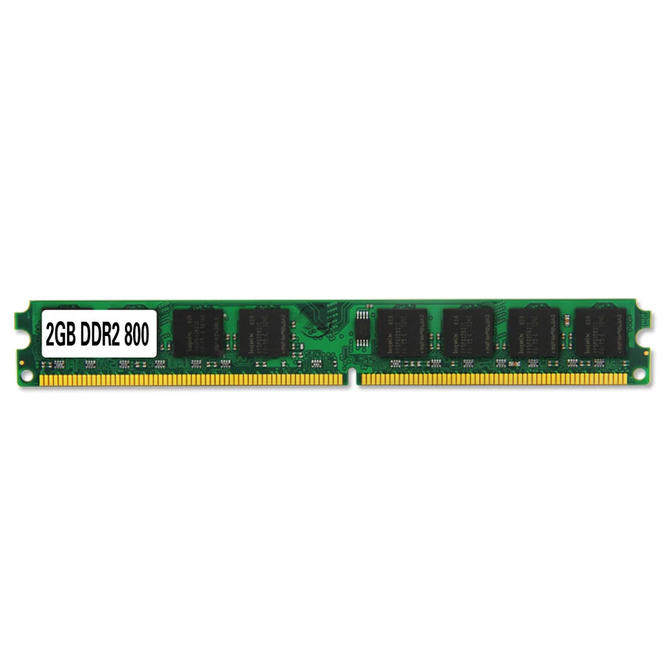 2GB DDR2 PC 6400 DDR 2 800MHZ Desktop PC Memory Module Computer Desktop DDR2 RAM - Image 1 of 4