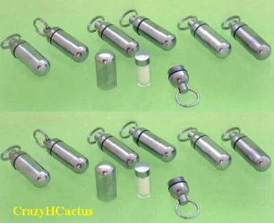 10 Micro Cache Geocache Geocaching Bison Tubi Tubo con LOG GRATUITI! Migliore Qualità! - Immagine 1 di 3