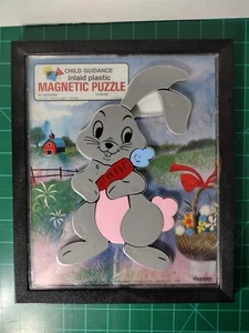 Kinderführung Vintage Magnetpuzzle Nr. 905 Hase 12/13 Teile Hase - Bild 1 von 4
