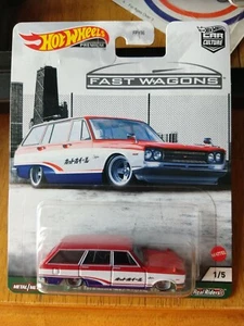 HOT WHEELS FAST WAGONS 69 NISSAN SKYLINE VAN MOC!! - Picture 1 of 1