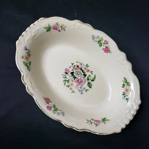 Homer Laughlin Virgina Rose Oval Gemüse Servierschale Floral  - Bild 1 von 4