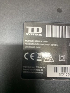 Despiece completo TV LED TDSYSTEMS K32DLX10HS Verificado - Foto 1 di 14