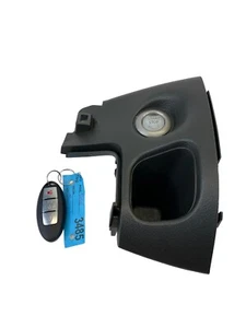 2009-2014 Nissan Cube Ignition Start Stop Switch Button Bezel Cover W/ Key OEM - Picture 1 of 13