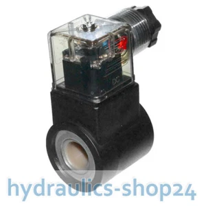 Bobina magnética Ø14mm 12-24V DC 230V para válvula hidráulica electroválvula bomba hidráulica - Imagen 1 de 10