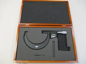 Starrett 733 Friction Thimble 3-4" Digital Electronic Micrometer Carbide tipped. - Picture 1 of 9