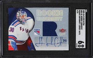 2005 Ultra Uniformity Henrik Lundqvist ROOKIE PATCH AUTO /25 #ARU-HL SGC 6 - Picture 1 of 2