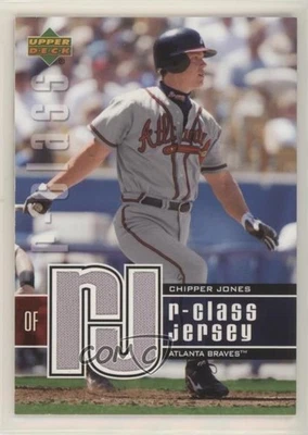 2004 Upper Deck R-Class Jerseys Chipper Jones #CJ HOF - Image 1 of 2