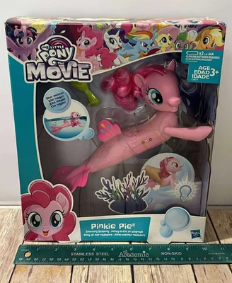 Figura My Little Pony The Movie Pinkie Pie Natación Seapony Nueva en Caja Nueva en Caja Rara Foto 1 de 4
