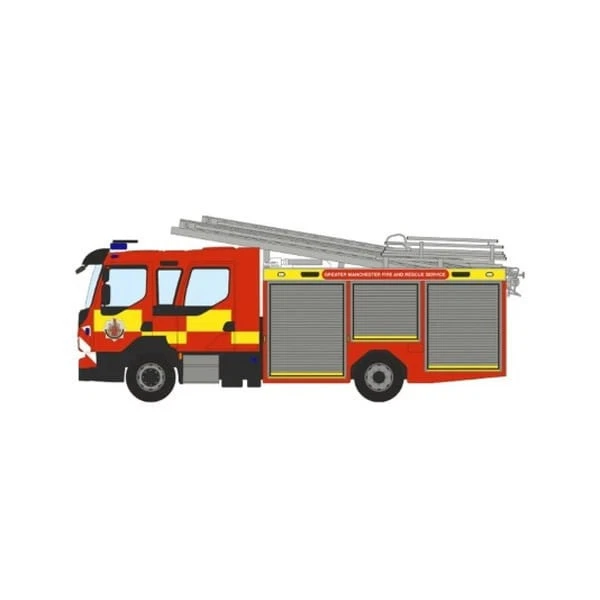 Ox76Veo003 1/76 Volvo Fl Emergency One Pump Vehicle Grator Manchester Firefighte - Image 1 of 1
