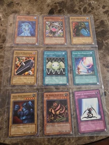 Yugioh cards lot Vintage Plus Modern 9 Card Lot - Bild 1 von 2