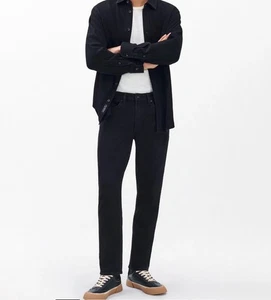 Jeans uomo Rag & Bone Fit 2 slim fit autentico elasticizzato nero taglia 33 H64 - Foto 1 di 10