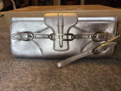 Bolso de Mano Jimmy Choo Tulita Metálico Foto 1 de 4