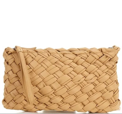 Bolso Convertible Antonio Melani Neopreno Tejido Hinchado Latte Foto 1 de 4