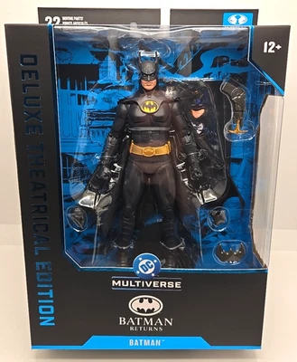 McFarlane DC Multiverse Batman Returns Keaton Batman (Deluxe Theatrical) Figure - Image 1 of 2
