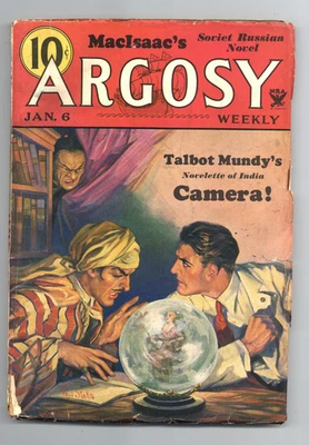 Argosy Part 4: Argosy Weekly Jan 6 1934 Vol. 243 #6 VG - Image 1 of 3