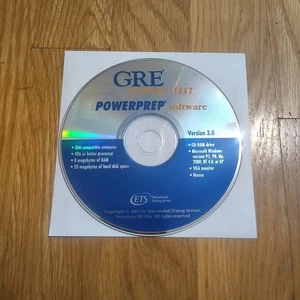 ETS GRE POWERPREP Software Test Preparation For The GRE General Test Version 3.0 - Picture 1 of 1