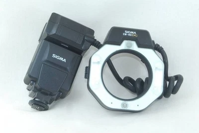 Sigma EM-140 DG Macro Flash for Nikon TTL Excellent Condition JAPAN - Image 1 of 4