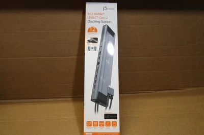 Brand New J5 Create JCD552 M.2 NVMe USB-C Gen 2 Docking Station - Image 1 of 4